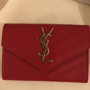 Saint Laurent Small Monogram Envelope Wallet